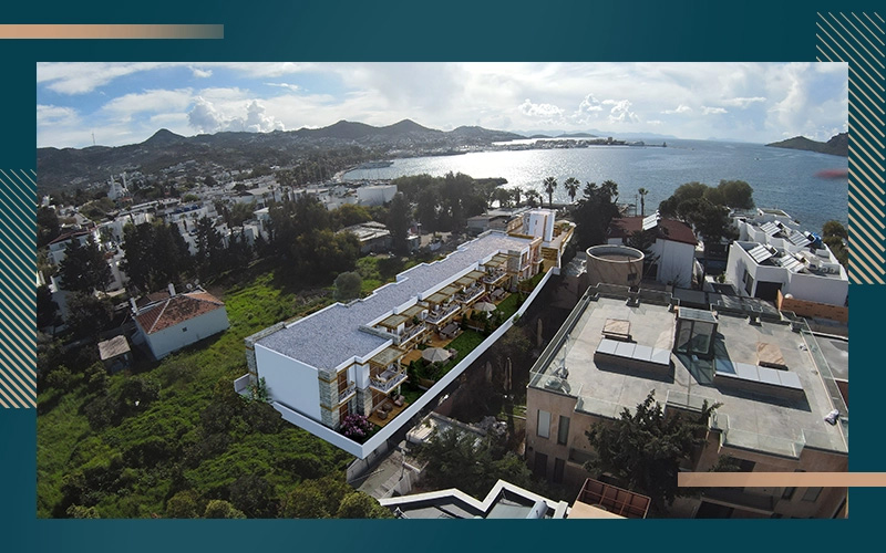 Luxury villas in Bodrum directly by the sea 