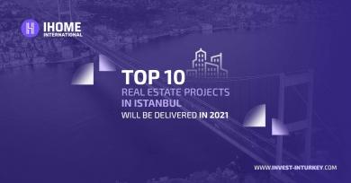 أفضل 10 مشاريع عقارية في اسطنبول سيتم تسليمها في عام 2021